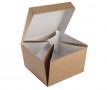 Burger box rozkładany do talerza 140x140x95 (400 szt.)